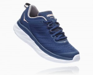 Hoka One One Akasa Wanderschuhe Damen Indigo Rosa | 31048PRYJ