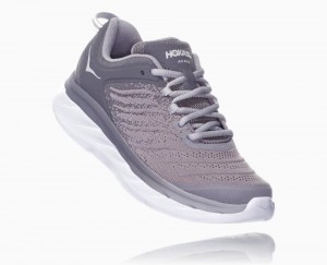 Hoka One One Akasa Wide Straßenlaufschuhe Damen Grau Silber | 10275CEIO