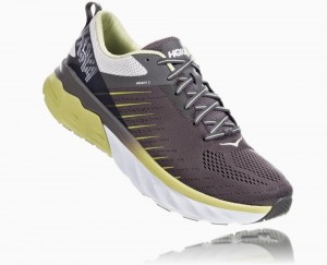 Hoka One One Arahi 3 Wanderschuhe Herren Grau Hellgrün | 97381XNOU