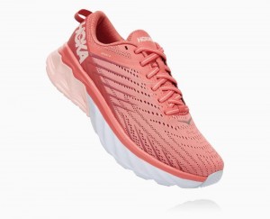 Hoka One One Arahi 4 Laufschuhe Damen Rosa | 09687BNWP