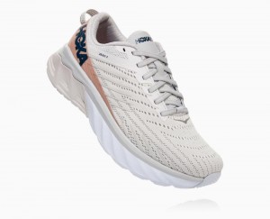 Hoka One One Arahi 4 Straßenlaufschuhe Damen Nimbus Cloud/Lunar Rock | 49056KZJG