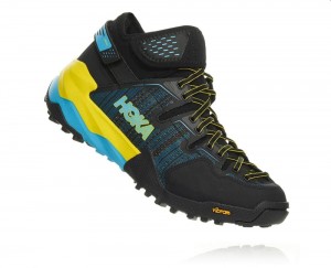Hoka One One Arkali Wanderschuhe Herren Schwarz Blau Orange | 91743TANU