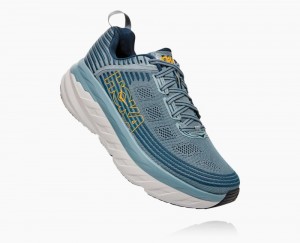 Hoka One One Bondi 6 Wanderschuhe Herren Blau | 74365EKCZ