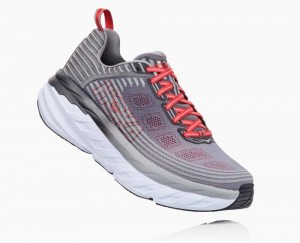 Hoka One One Bondi 6 Wanderschuhe Herren Grau | 41620EKSB