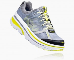 Hoka One One Bondi B Straßenlaufschuhe Herren Orange Grau | 04368LSCE