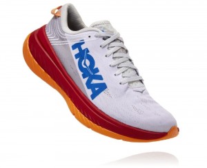 Hoka One One Carbon X Straßenlaufschuhe Damen Rot | 76925LURQ