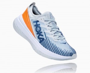 Hoka One One Carbon X Straßenlaufschuhe Damen Plein Air/Birds Of Paradise | 49263SOJI