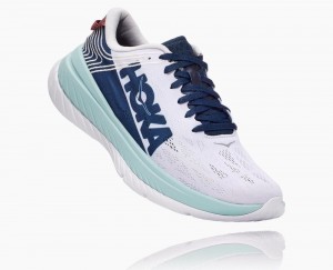 Hoka One One Carbon X Straßenlaufschuhe Herren Nimbus Cloud/Moonlit Ocean | 59632SZMT