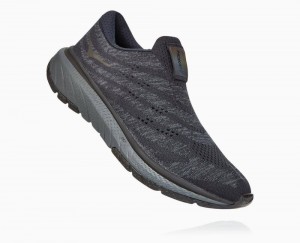 Hoka One One Cavu 3 Slip On Damen Schwarz Dunkelgrau | 62148HWIM