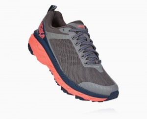 Hoka One One Challenger ATR 5 Straßenlaufschuhe Damen Grau Koralle | 50294LNPW