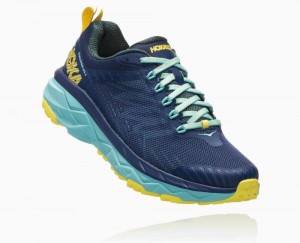 Hoka One One Challenger ATR 5 Straßenlaufschuhe Damen Blau Grün | 34607YHIW