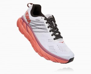 Hoka One One Clifton 6 Erholungsschuhe Damen Nimbus Cloud/Lantana | 19483BZWJ
