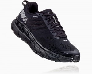 Hoka One One Clifton 6 Sneakers Herren Schwarz | 62370EKNJ