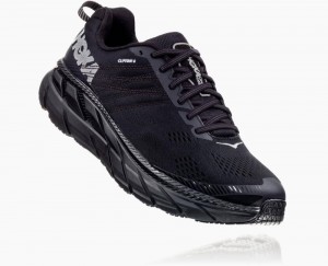 Hoka One One Clifton 6 Wanderschuhe Herren Schwarz | 50379OCRD