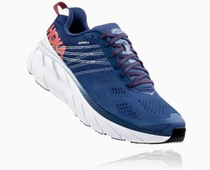 Hoka One One Clifton 6 Wanderschuhe Herren Blau | 49087MRSP
