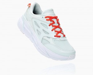 Hoka One One Clifton L Wanderschuhe Damen Blau Rot | 04678KULA