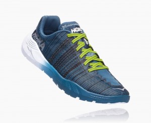 Hoka One One EVO Rehi Straßenlaufschuhe Herren Orange Blau | 80457UBVC
