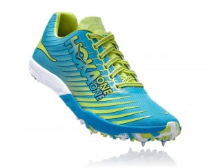 Hoka One One EVO XC Spike Spikes Herren Blau Orange | 16379DRXO