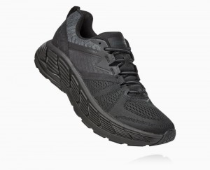Hoka One One Gaviota 2 Wanderschuhe Herren Schwarz Dunkelgrau | 82451WKEQ