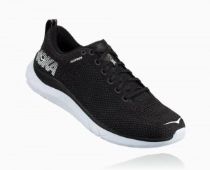 Hoka One One Hupana 2 Straßenlaufschuhe Damen Schwarz Weiß | 38962SIPV