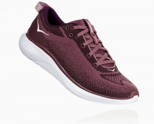 Hoka One One Hupana Flow Straßenlaufschuhe Damen Rosa Braun Tiefes | 48321BMCW