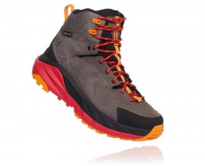 Hoka One One Kaha GORE Wanderstiefel Herren Schwarz Grau | 09538MSGK