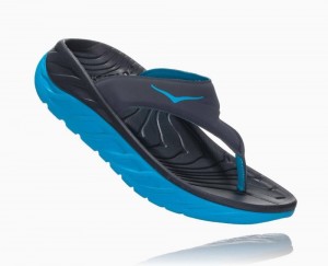 Hoka One One ORA Flip Flops Herren Blau | 92146JYDK