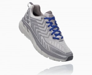 Hoka One One OV Clifton Wanderschuhe Damen Silber | 73905VYEC