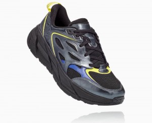 Hoka One One Opening Ceremony BM Clifton Wanderschuhe Damen Schwarz Schwarz | 49376XIZR