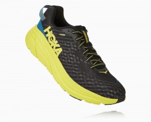 Hoka One One Rincon Straßenlaufschuhe Herren Schwarz Orange | 51829HKSI
