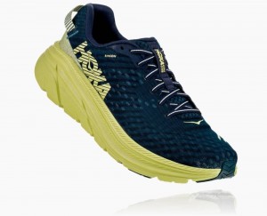 Hoka One One Rincon Straßenlaufschuhe Herren Tiefestürkis Hellgrün | 45206DVGW
