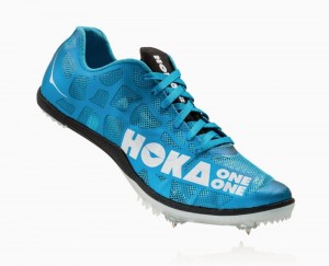 Hoka One One Rocket MD Spikes Herren Blau Weiß | 32170QWHI