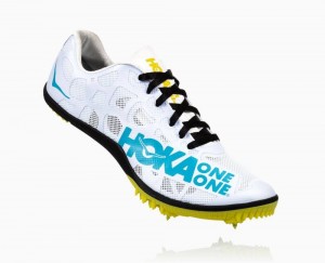 Hoka One One Rocket MD Spikes Herren Schwarz Blau | 58267UCBA