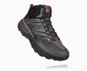 Hoka One One Speedgoat Mid GORE Wanderstiefel Herren Dunkelgrau Dunkelgrau | 73189CJDI