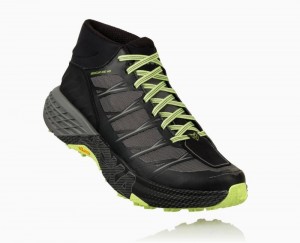 Hoka One One Speedgoat Mid Waterproof Trail Schuhe Herren Schwarz Grau | 70264EAWT