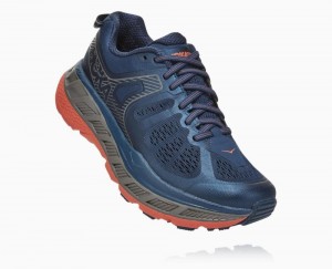 Hoka One One Stinson ATR 5 Wanderschuhe Damen Blau Koralle | 53897PJGI