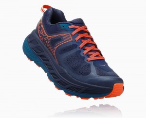 Hoka One One Stinson ATR 5 Wanderschuhe Herren Indigo Blau | 17920CQIO