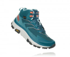 Hoka One One Toa GORE Wanderstiefel Damen Helltürkis | 62817WGMB