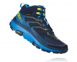 Hoka One One Toa GORE Wanderstiefel Herren Schwarz Blau | 13085ZQVB