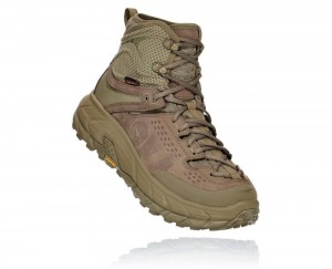 Hoka One One Tor Ultra Hi 2 Waterproof Wanderstiefel Herren Olivgrün | 24619EJMQ