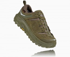 Hoka One One Tor Ultra Low Wp Jp Trail Schuhe Herren Olivgrün | 79325DZVK