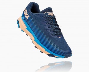 Hoka One One Torrent 2 Wanderschuhe Damen Indigo Aprikose | 29107YZLH